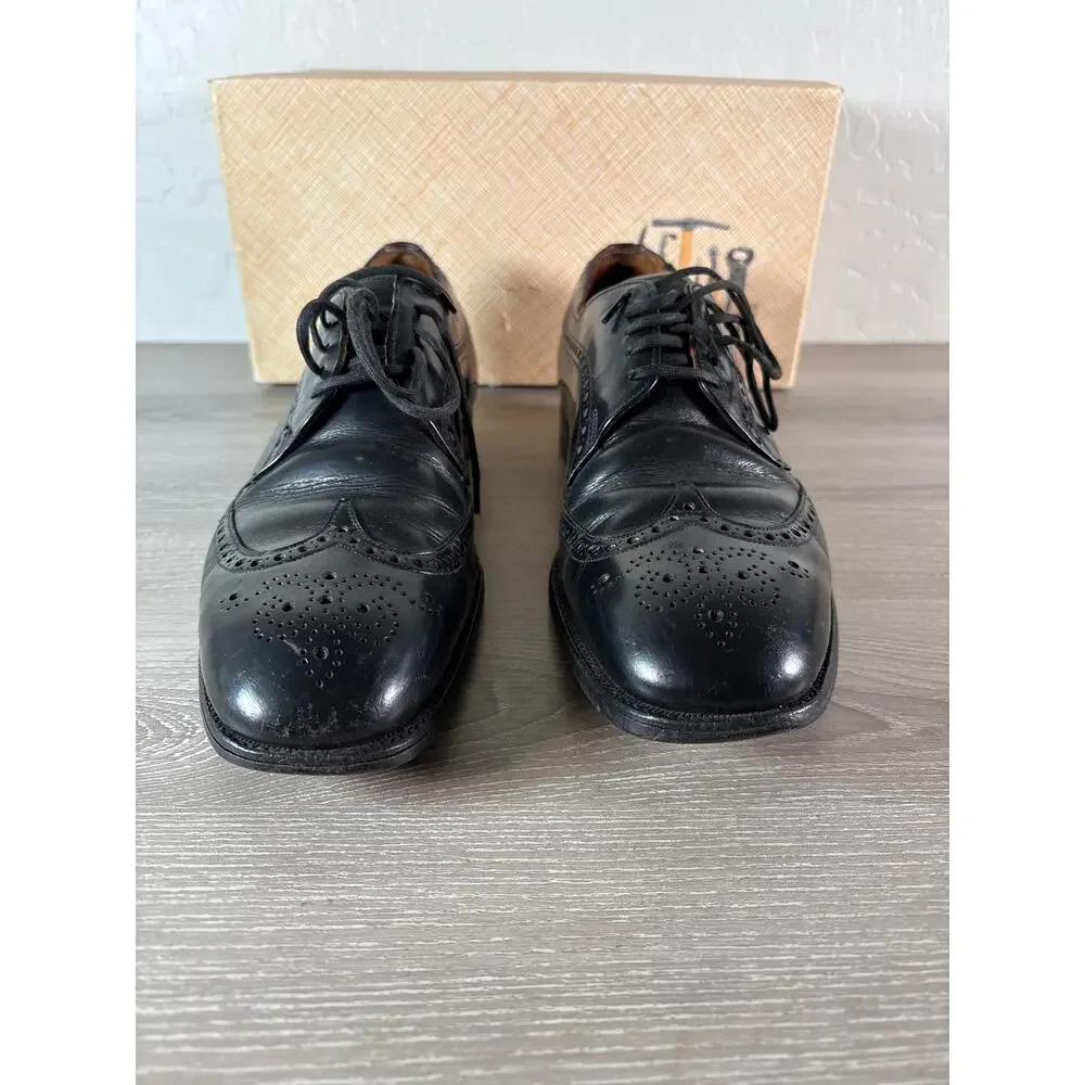 Vintage Church’s Famous English Shoes Holborn Black Leather Dress Shoes Mens 9.5